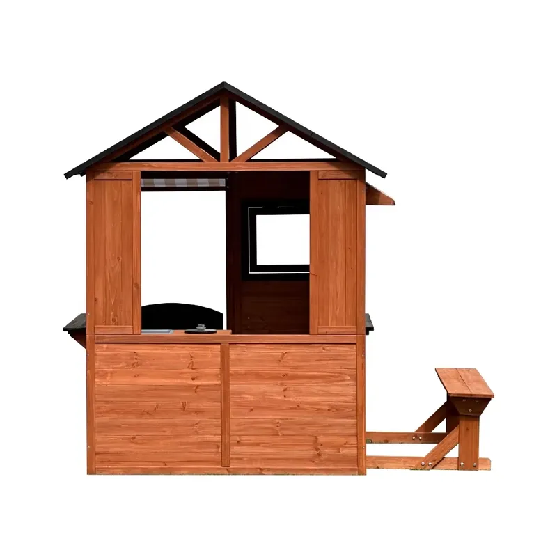Houten poppenhuis voor kindere - Kids Outdoor Climbing Frame recensie en prijs
