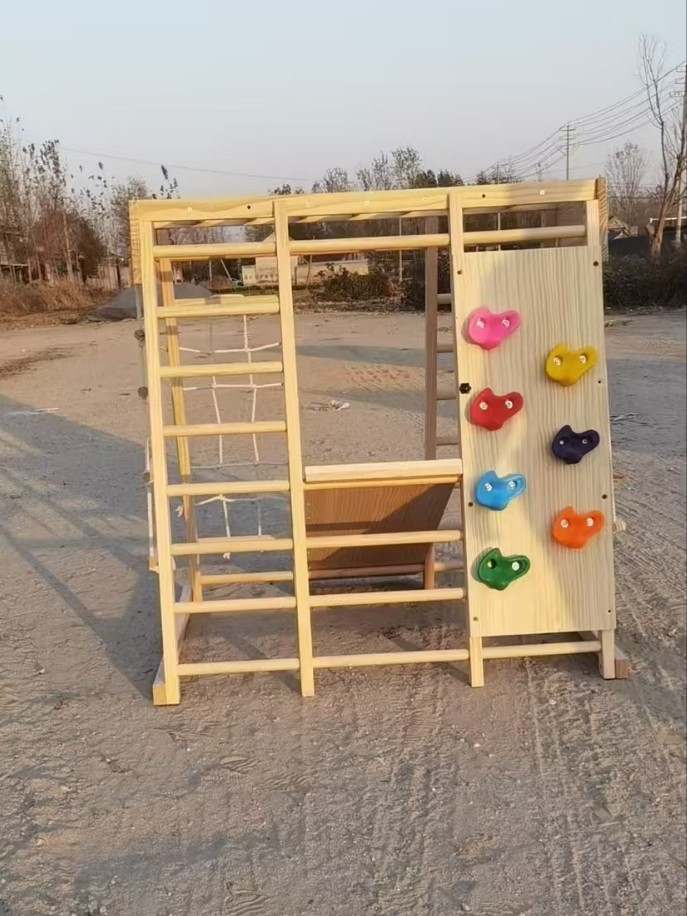 Montessori houten klimdriehoek - Kids Outdoor Climbing Frame recensie en prijs